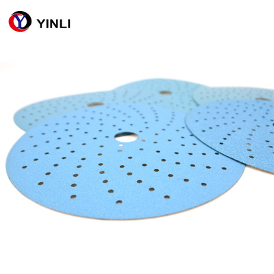 Disco 80 Grit Adhesive Sanding Discs da fibra da resina de uma zircônia de 5 polegadas